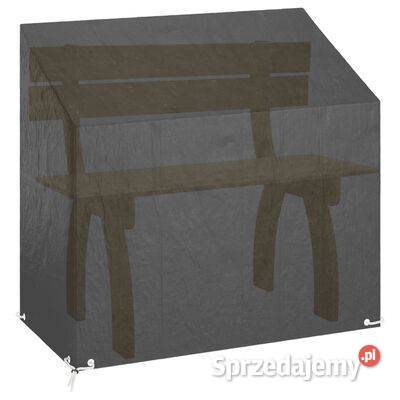 vidaXL Pokrowiec na ławkę ogrodową 8 przelotek Warszawa