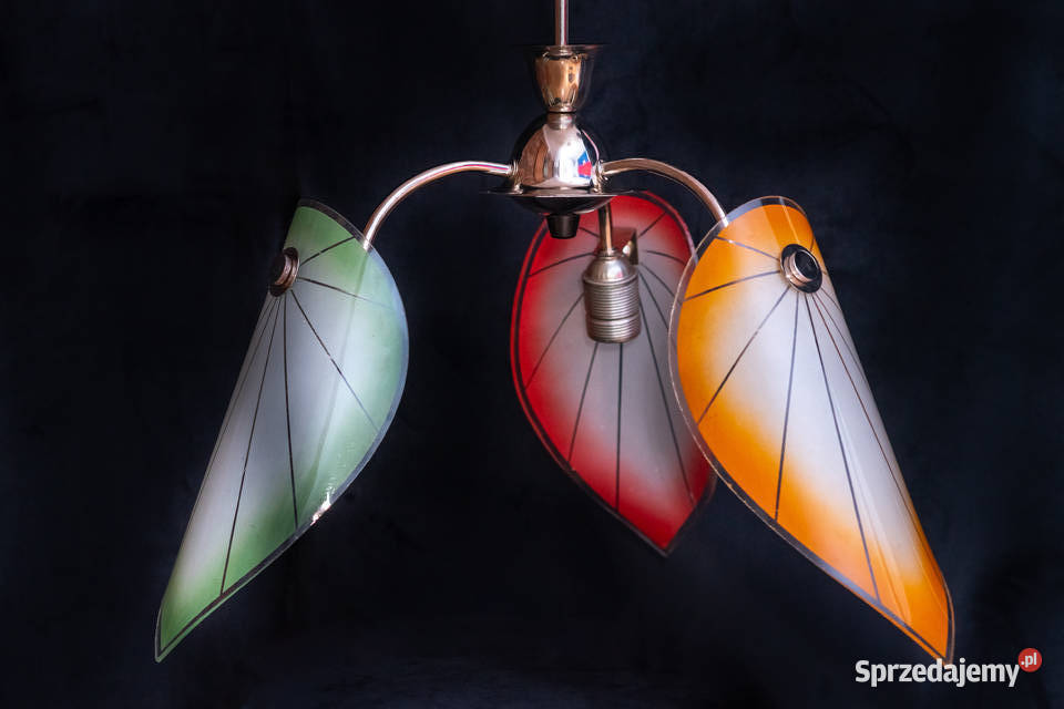 Żyrandol lata 60 Look PopArt MidCentury Vintage Dąbrowa Górnicza
