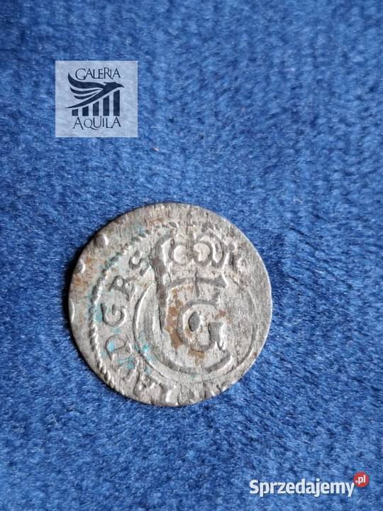 Szeląg miejski Karol X Gustaw Ryga 1658 okupacja Wejherowo sprzedam