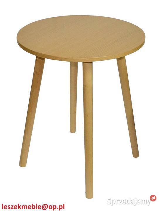 STÓŁ OKRĄGŁY 80 BIAŁY STOLIK ŁAWA BLAT DĄB RÓŻNE warmińsko-mazurskie Tołkiny