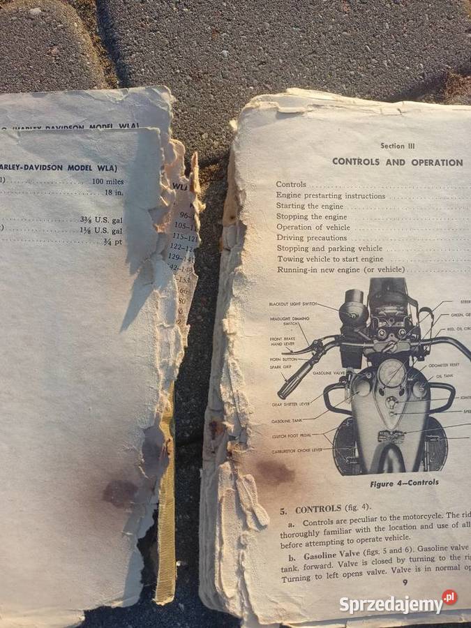 Harley WLA 42 Instrukcja kujawsko-pomorskie Bydgoszcz