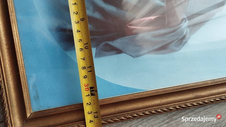 obraz najświętsze serce jezusa stary Obrazki i obrazy Poznań sprzedam