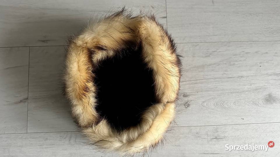 NOWA Czapka z futra tchórzofretki naturalne Łódź