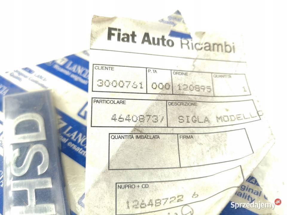 EMBLEMAT NAKLEJKA HSD FIAT TEMPRA 9396 ORYGINAŁ lubelskie