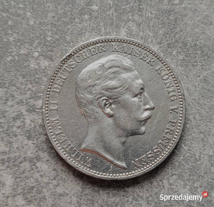 J21 NIEMCY srebro 3 Marki 1912 r A Wola Kruszyńska