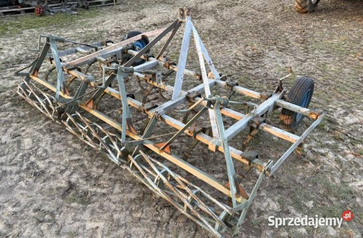 Kultywator z walkami 3m szerokości nieuszkodzony Ciszyca Przewozowa