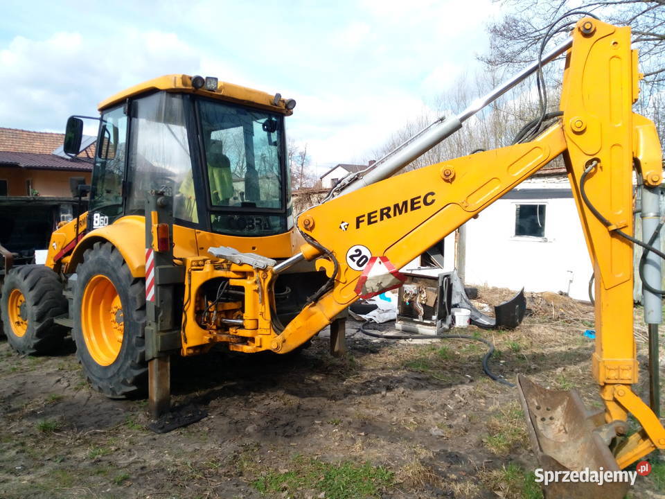 Koparkoładowarka FERMEC 860 Cobra 99r w stanie Myszków