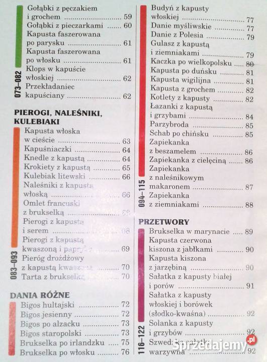 Polubić kapustę 091998 Alina Stradecka lubelskie Chełm sprzedam