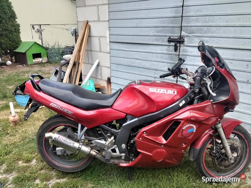 Suzuki gs 500 e uszkodzona mazowieckie Ciechanów