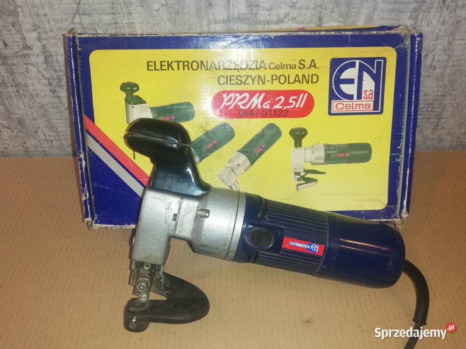 Polskie Nożyce do blachy Celma PRMa25II Łódź