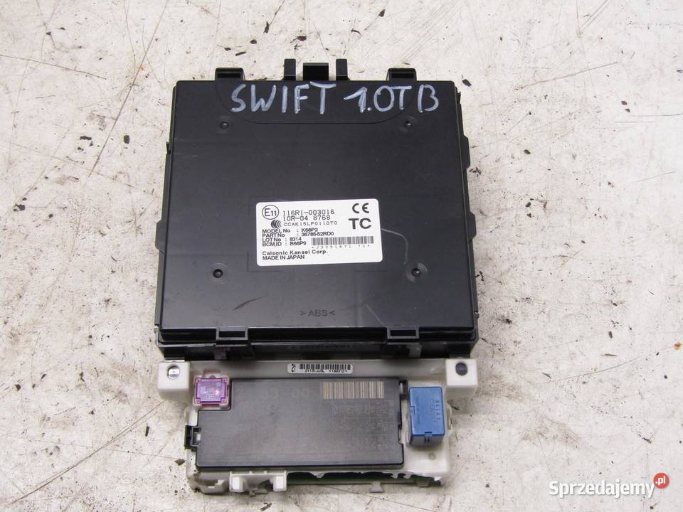 MODUŁ STEROWNIK SUZUKI SWIFT VI MK8 116R1003016 sprzedam