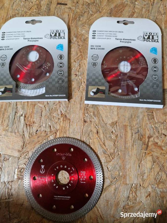 Tarcza diamentowa z otworami stal 125 mm inter Głogowa
