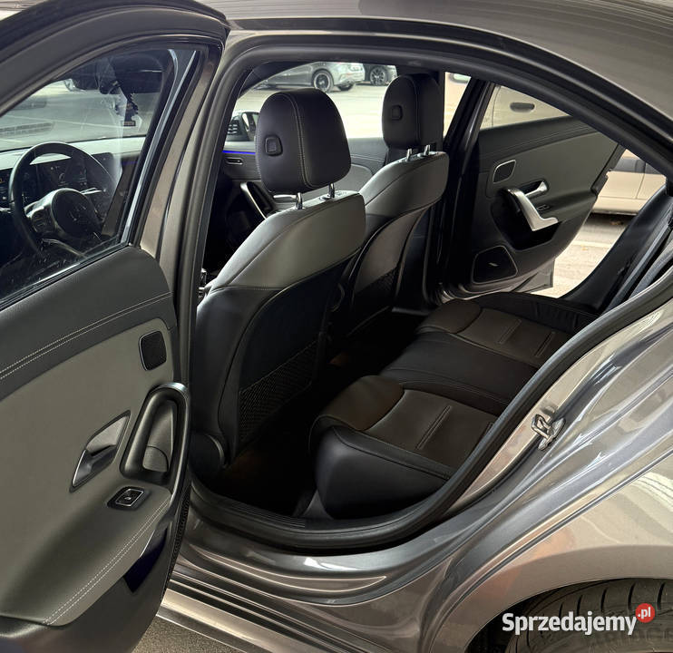 Mercedes A250e AMG Line Night Pano Burmester 360 szary Klasa A Warszawa