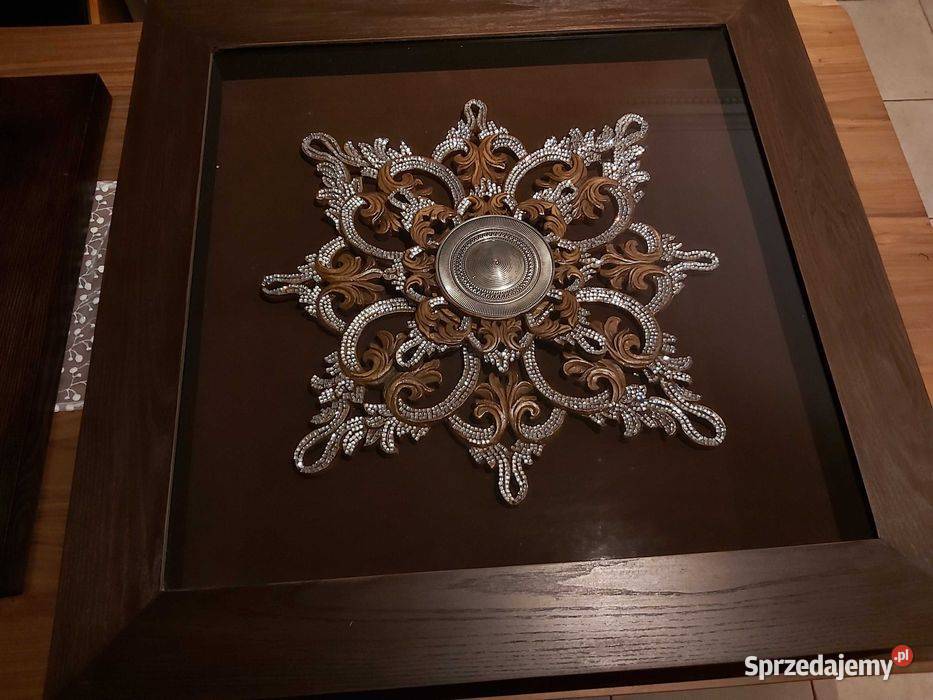 Luksusowy Obraz płaskorzeźba w stylu glamour Szczecin