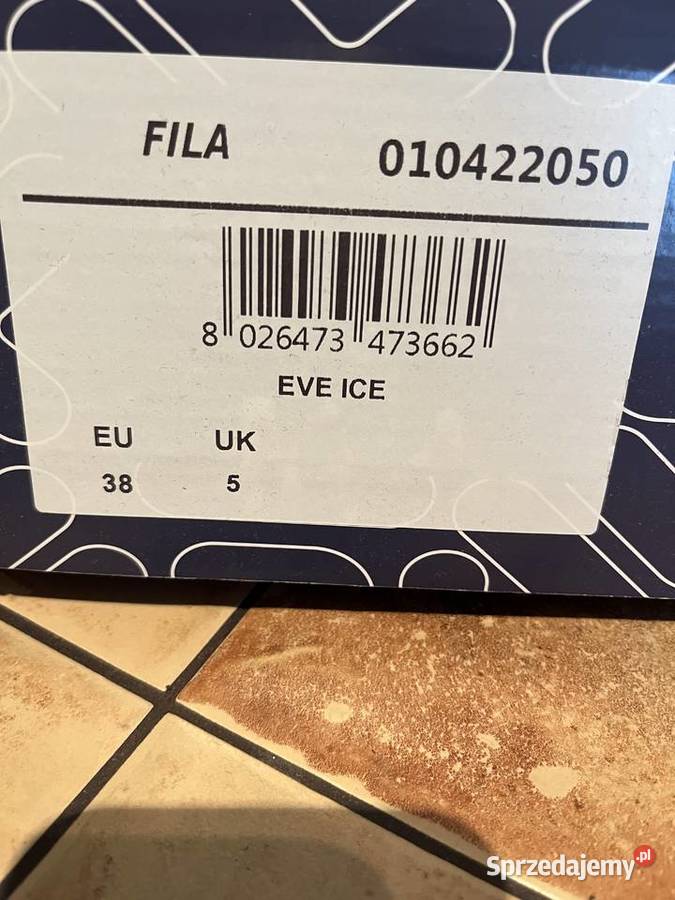 Łyżwy figurowe Fila