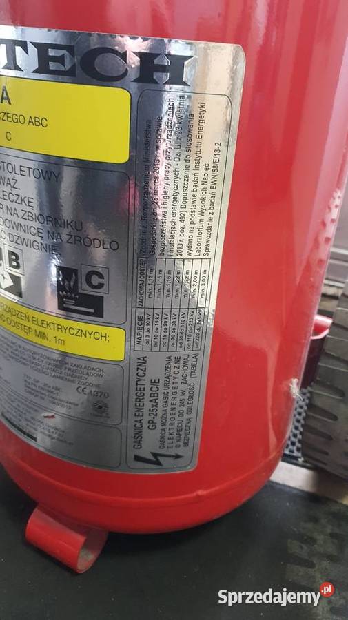 Gaśnica agregat gaśniczy 25 na wózku Kutno