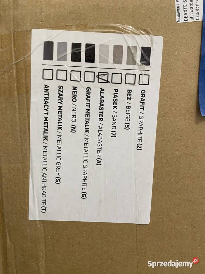 Brodzik granitowy prostokątny 120x80 Deante Rzeszów