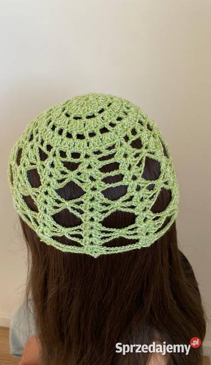 Czapeczka ażurowa dokerka Jastków