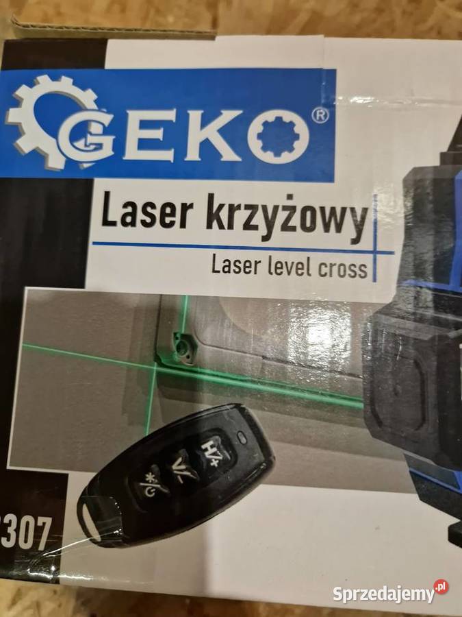 Laser krzyżowy 360 4D 2xAKU walizka akcesoria Głogowa