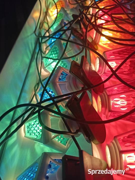 Lampki choinkowe z PRL sprzedam
