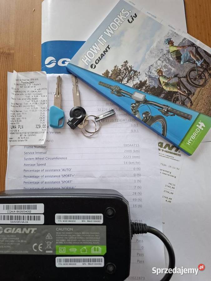 Rower damski Giant Elektryczne Wyry