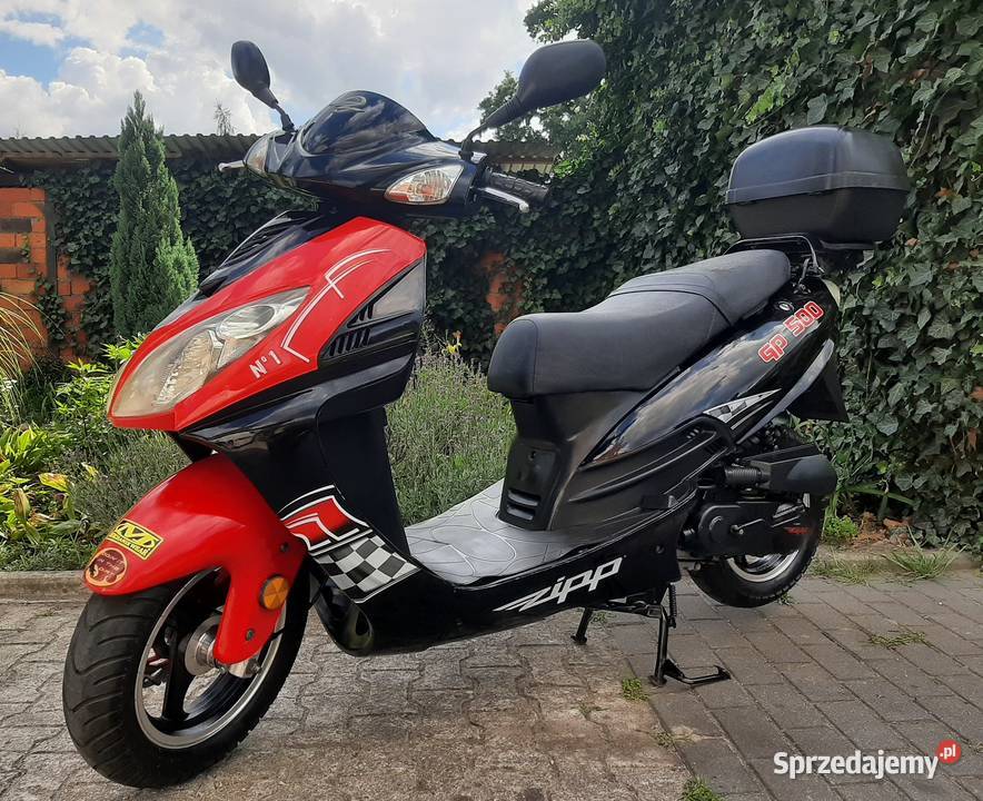 Zadbany duży mocny skuter Zipp GP500 4t 5080 Zipp Tuczno
