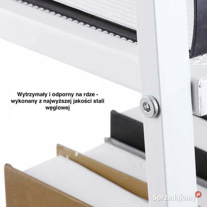 NOWOCZESNY REGAŁ METALOWY 147x60x35 PÓŁKA do Września