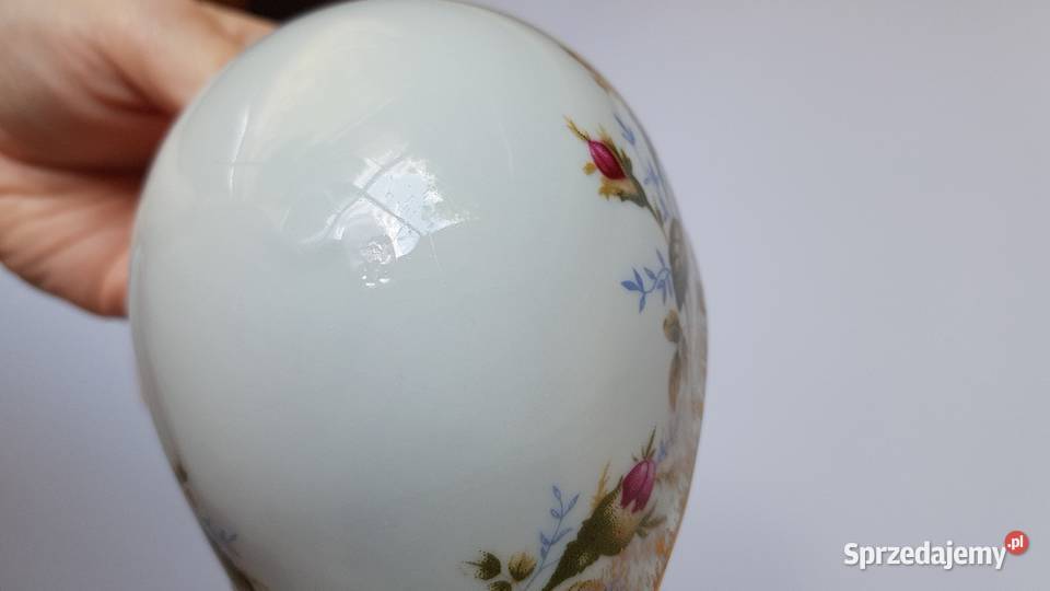Porcelanowa chochla Złota Róża Chodzież Porcelana i szkło śląskie Dąbrowa Górnicza