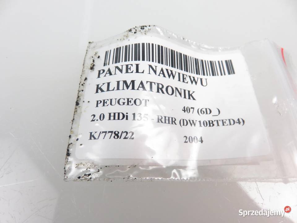 KLIMATRONIK PEUGEOT 407 96533783