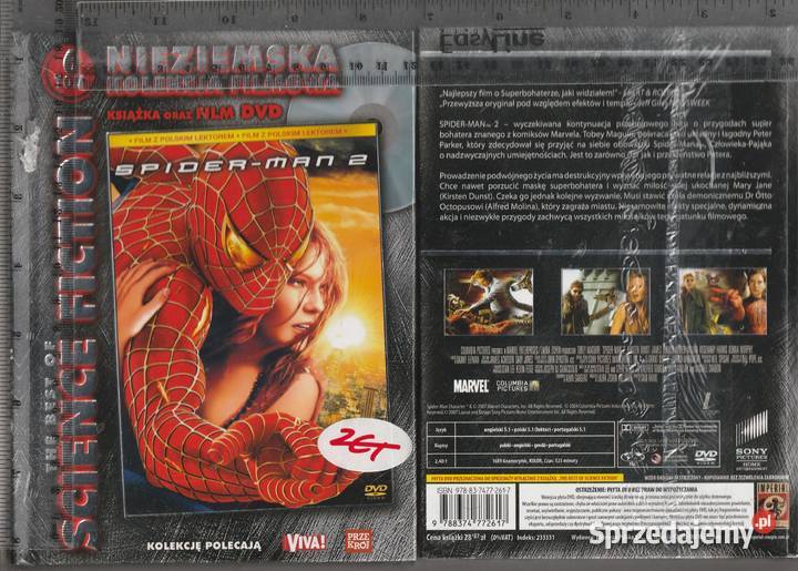 SpiderMan 2 Tobey Maguire Kristen Dunst DVD Pruszków
