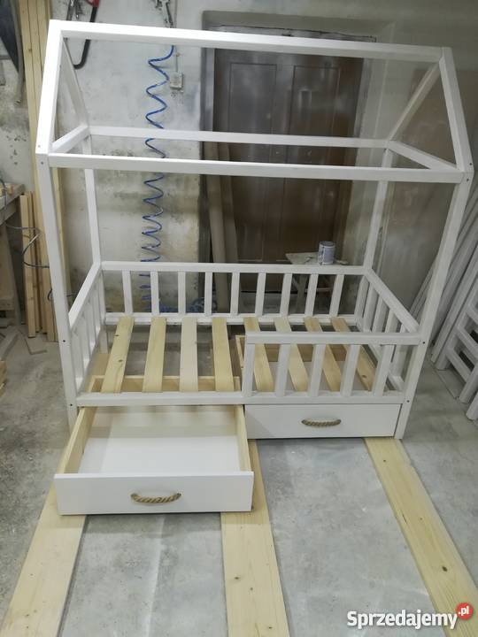 Łóżko DOMEK z szufladami pod materac 140x70 Gorlice