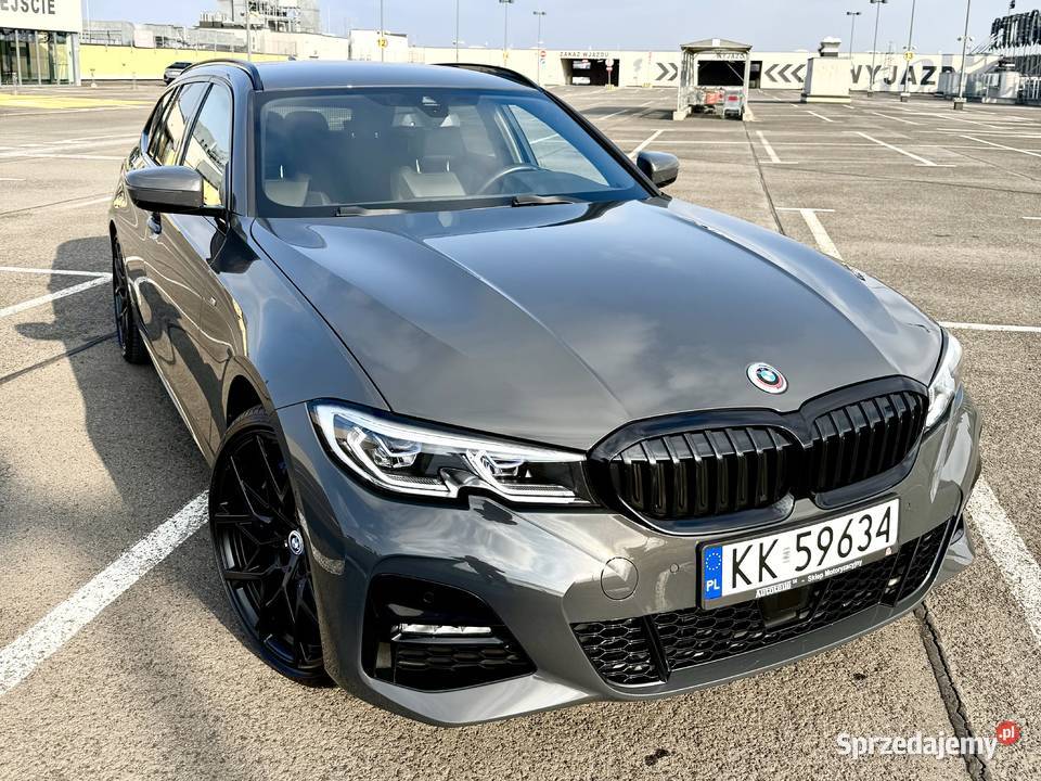 BMW 330i xdrive Salon Dravit Grey Lasery Live Seria 3 małopolskie Kraków