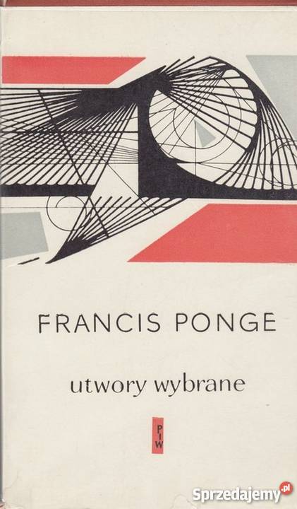 UTWORY WYBRANE PONGE FRANCIS Wrocław