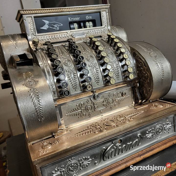 Stara kasa fiskalna National Antyki