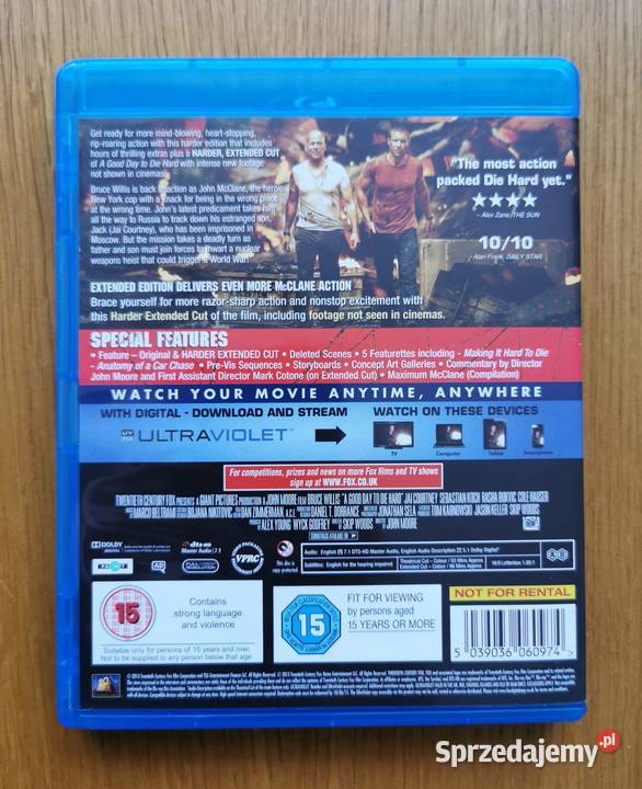 A Good Day To Die Hard Szklana Pułapka 5 Bluray pełne Parzęczew