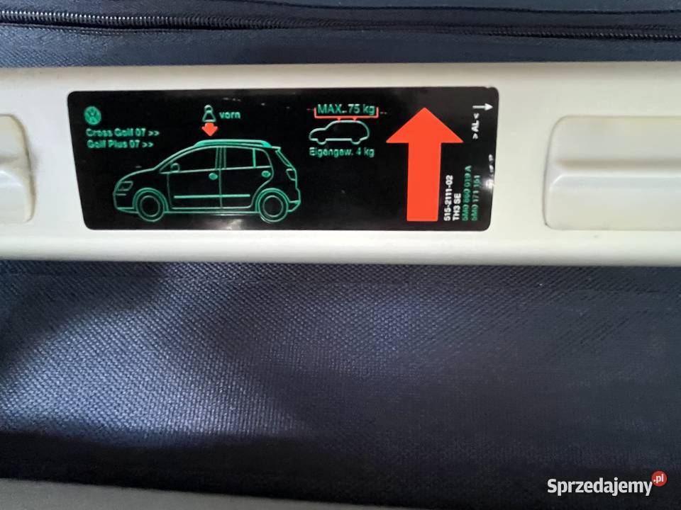 VW GOLF PLUS 2008rBagaznik dachowy oryginalny