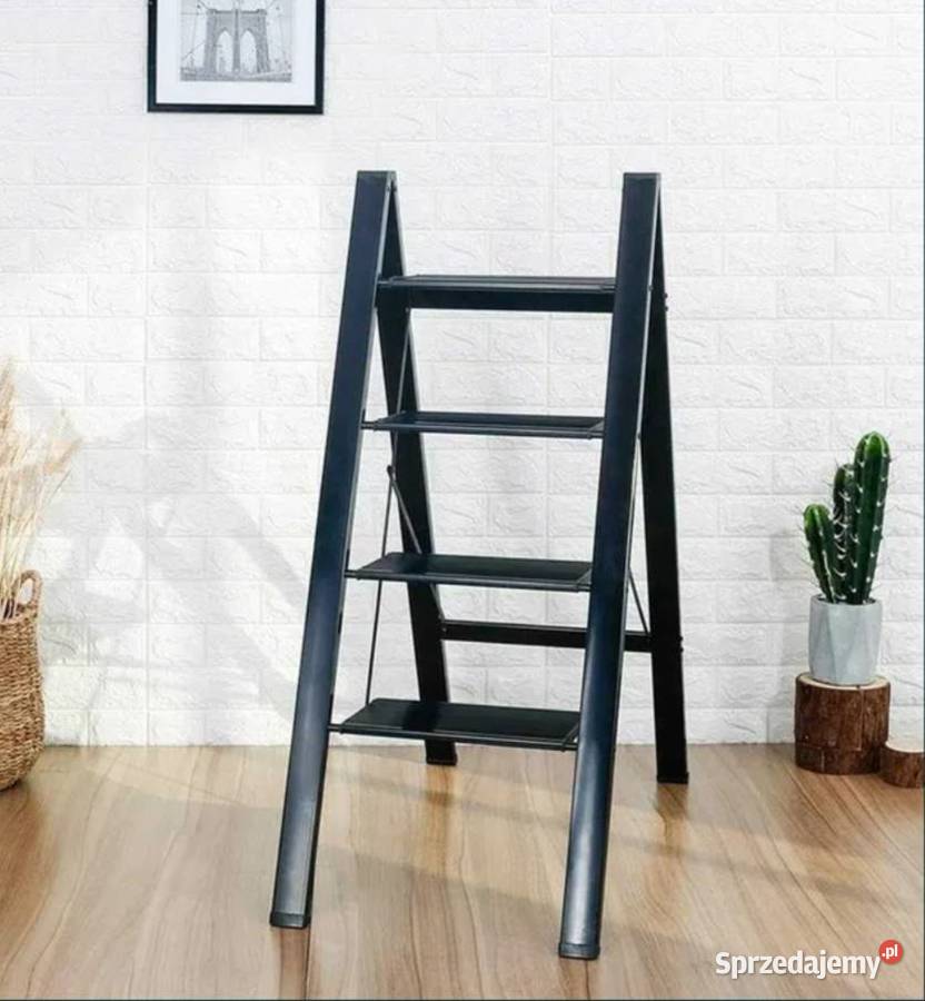 Nowa drabina schodki drabinka 4 stopnie stojak Poraj sprzedam