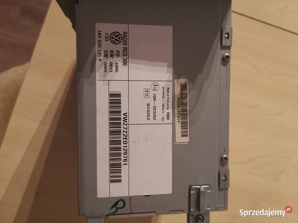 Radio Samochodowe Volkswagen Golf V Gorzów Wielkopolski