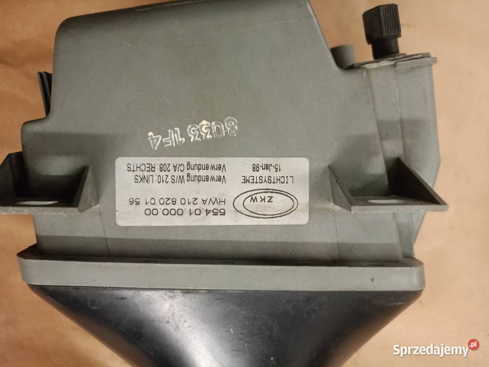 Światło przeciwmgielne halogen Mercedes R 170SLK Gorzów Śląski