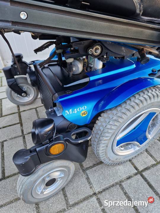 Wózek inwalidzki z napędem siedzisko 62 szerokie Syców