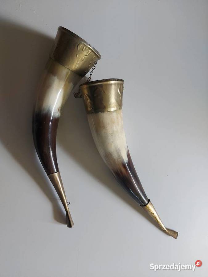 KIELISZKI Z ROGÓW GRUZIŃSKIE STARE zestaw 2 Warszawa