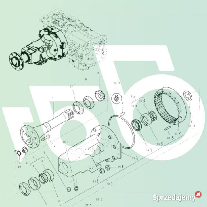Zwolnica Kompletna 436B6 4301238M2 Massey Wilkowo