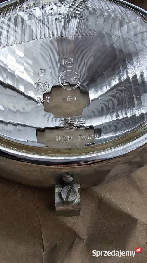 Lampa klosz reflektor ma ts etz ddr nowa pomorskie Kartuzy