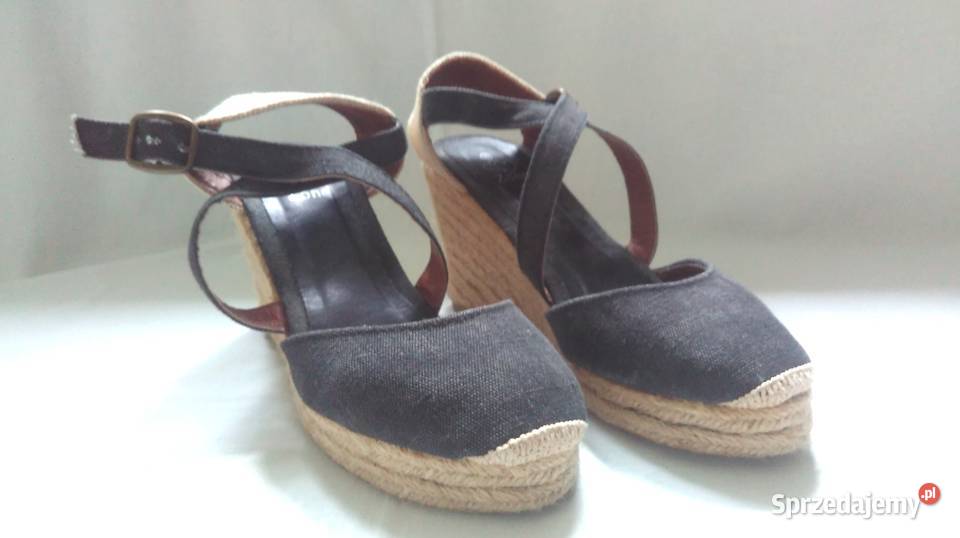 buty Espadryle damskie KOTURNy r 37538 stan tkanina Białystok