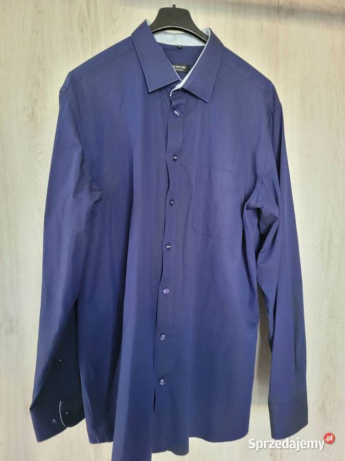 Koszula męska ciemnoniebieska Tudor 44 Poznań