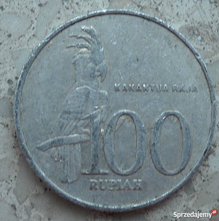 INDONEZJA100 RUPII2001 r r PAPUGA