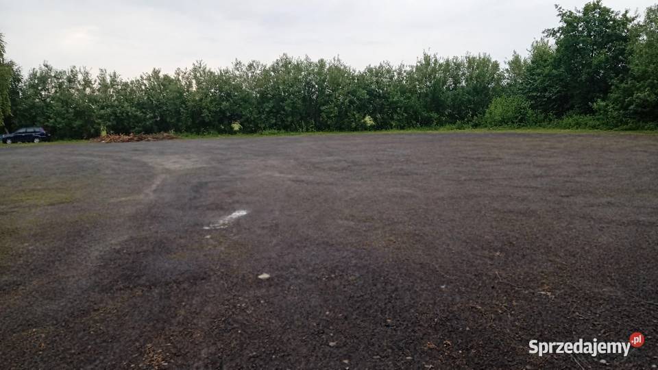 Utwardzony plac 2400 m pod TIR garaż z kanałem wielkopolskie Nowe Miasto nad Wartą sprzedam