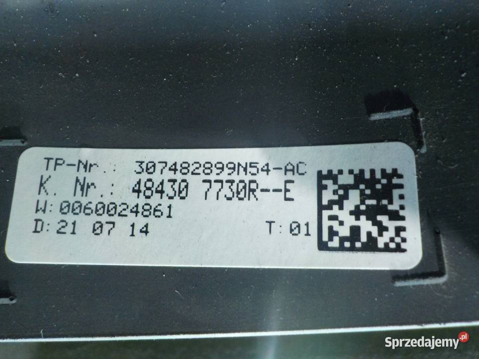 DACIA SANDERO II 12 B 14r 5D kierownica osobowe Suków