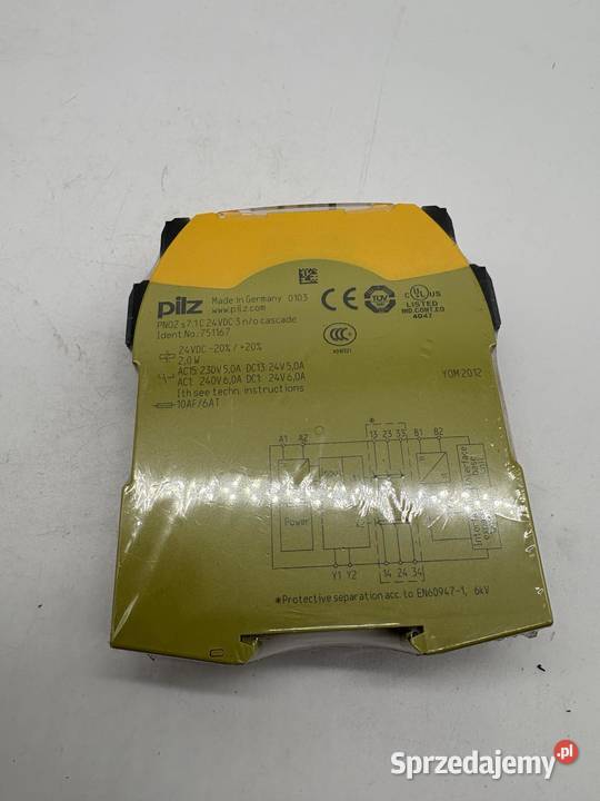 Pilz PNOZ s71 C 24VDC 3 no cascade 751167 Warszawa