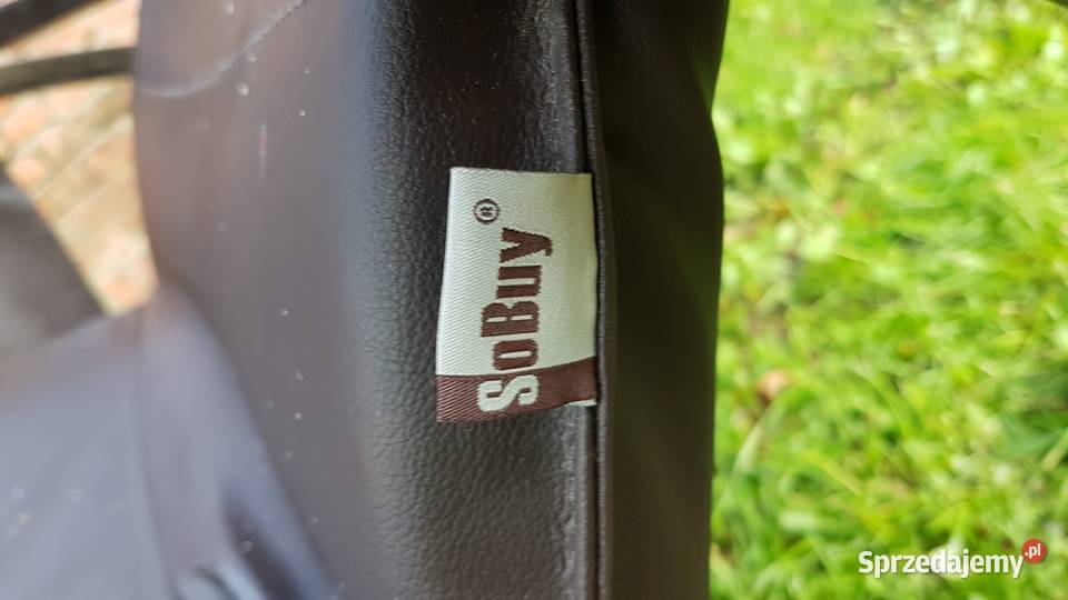 fotel relax ze skórzanym siedziskiem Białogard